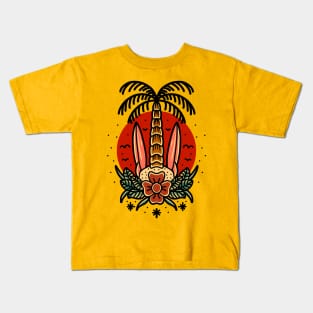 summer palm Kids T-Shirt